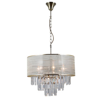 Italux Torreia PND-45660-8 lampa wisząca kryształy E14 2x40W IP20 50cm