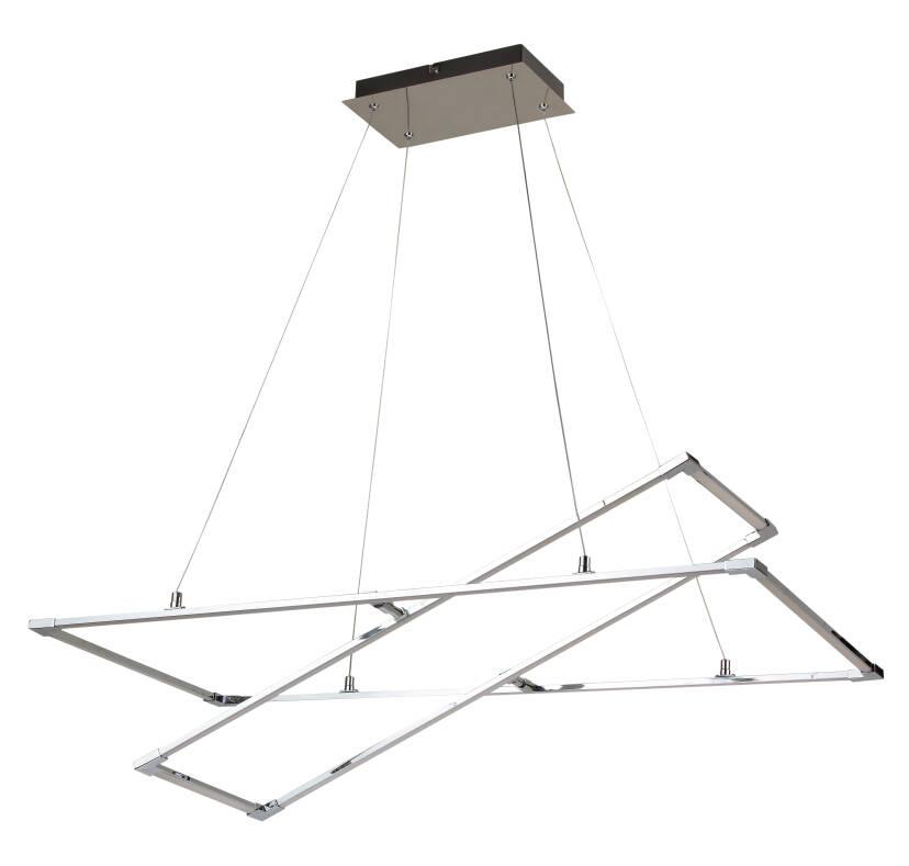 Apeti KSEROS A0033-321 lampa wisząca chrom LED 90x44cm