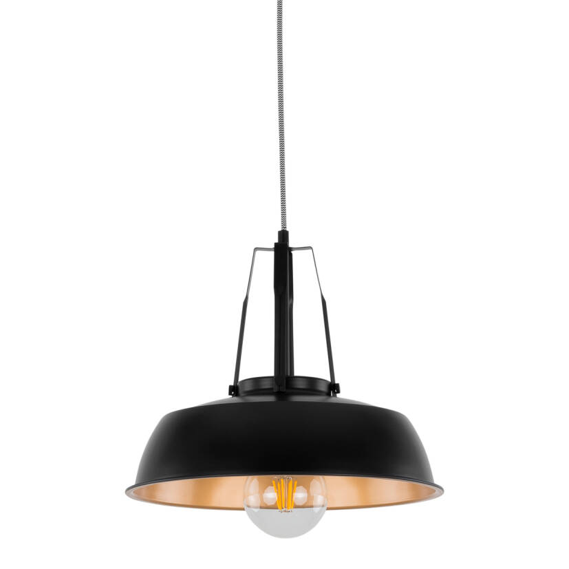 Italux Paloma MDM-3619/1M BK+GD lampa wisząca 1x60W E27 35cm