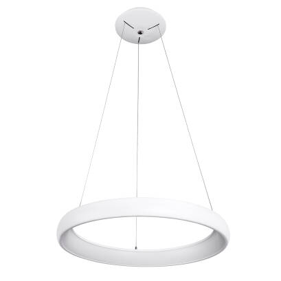 Italux lampa wisząca Alessia 5280-850RP-WH-3 biała ring LED 50W 61cm