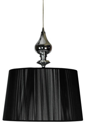 Candellux GILLENIA 31-21437 lampa wisząca czarny abażur 1x60W E27 35cm