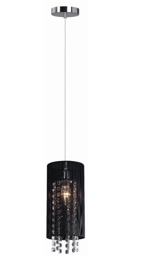 Italux lampa wisząca Lana BK MDM1787/1 BK czarna 13cm