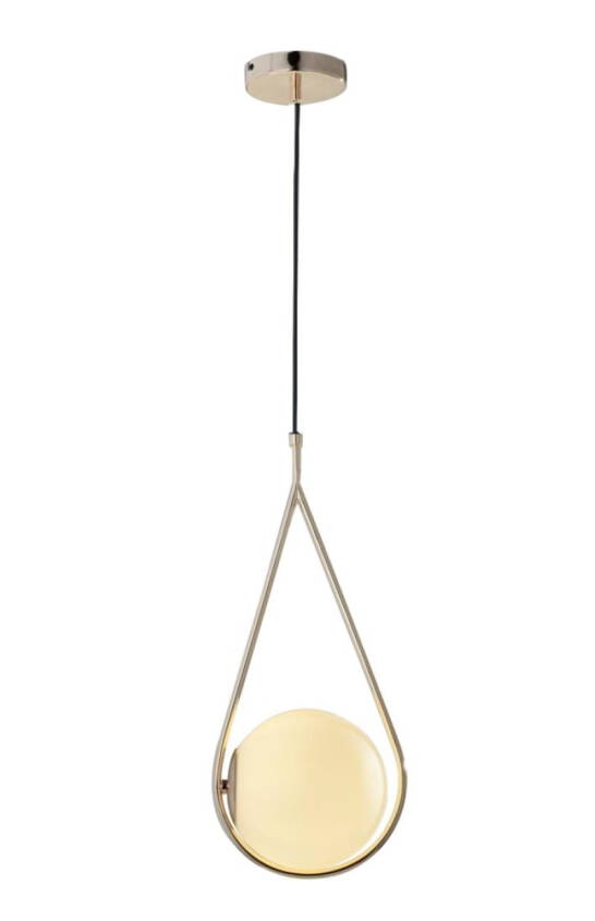 Light Prestige Lacrima LP-053/1P GD lampa wisząca złota 1x40W G9 21cm 