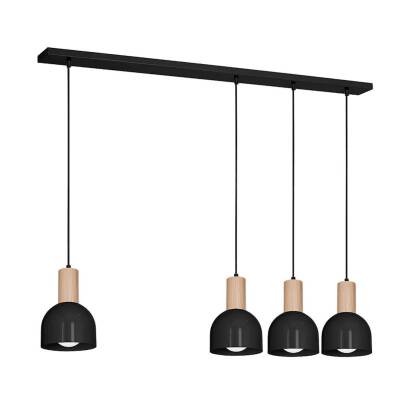 Milagro DEX BLACK MLP4279 lampa wisząca czarna 4xE27 115cm