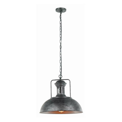 Italux lampa wisząca Nadia MDM-2647/1 GR+BK loftowa 41cm