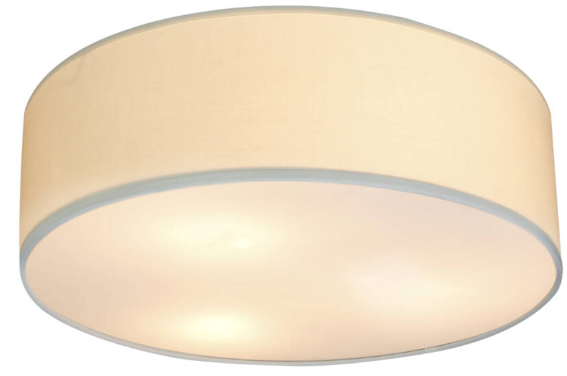 Candellux KIOTO 31-64714 plafon lampa sufitowa abażur kremowy 3x40W E27 50cm