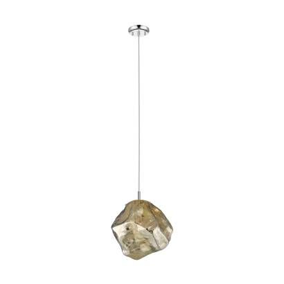 Zuma Line P0488-01A-F4HF ROCK lampa wisząca złoty chrom 1xE27 40W 30cm