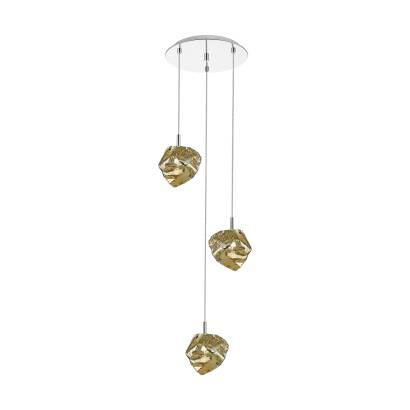 Zuma Line P0488-03D-B5HF ROCK lampa wisząca złoty 3xG9 28W 41cm