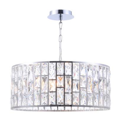 Maytoni Gelid MOD184-PL-04-CH lampa wisząca kryształki 4XE27 50cm