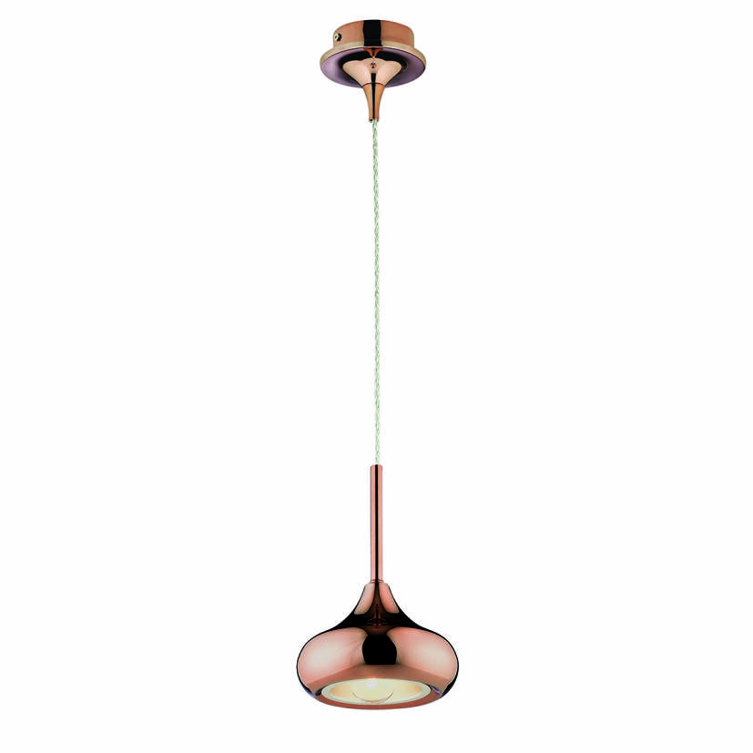 Italux lampa wisząca Zelda MA03524CG-001 miedziany 15cm