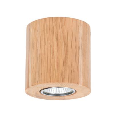 Spot Light 2566174 Wooddream Round oprawa stropowa 1xLED GU10 5W  Dąb Olejowany 10cm