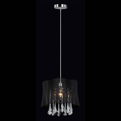 Italux lampa wisząca Cali MDM2052-1BK czarna 28cm