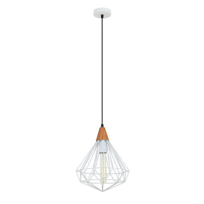 Italux lampa wisząca Maelle White MDM-2591/1S WH biała druciana 25 cm