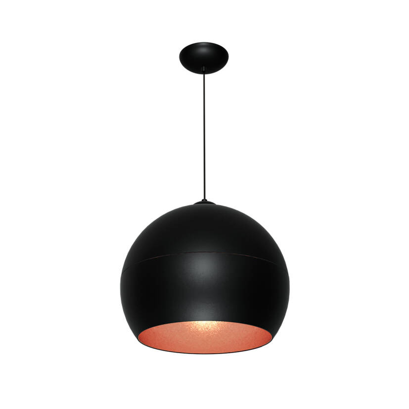 Milagro LEA BLACK MLP4471 lampa wisząca 1xE27 50cm 