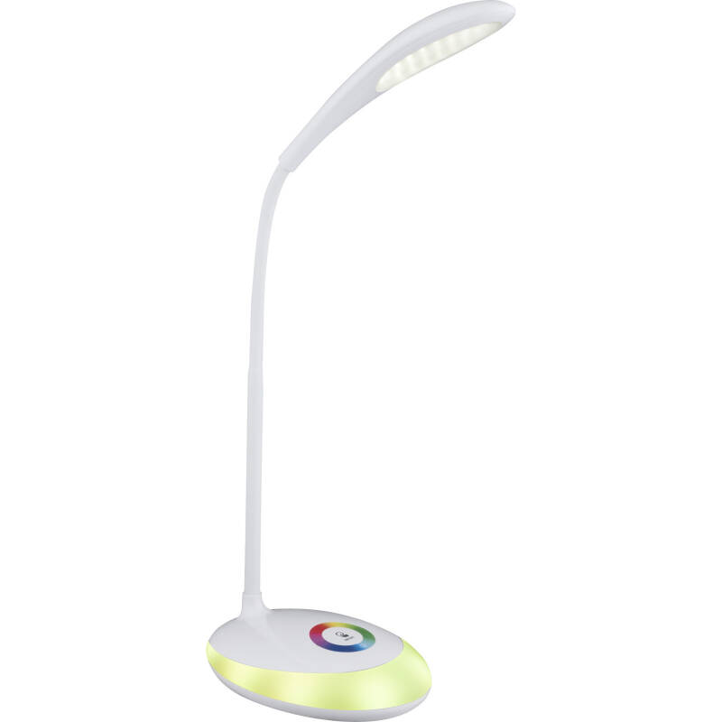 Globo MINEA 58264 lampa stołowa biała LED 3W RGB 1,4W 48cm