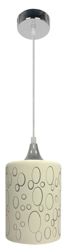 Candellux SAND 31-57754 lampa wisząca szklany klosz chrom efekt bąbelków 1X40W E27 12cm