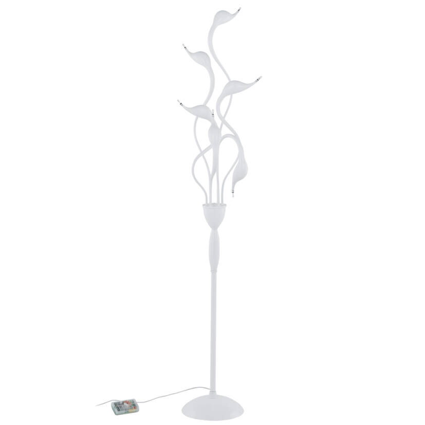 Italux lampa podłogowa biała Swan ML8098-6A white