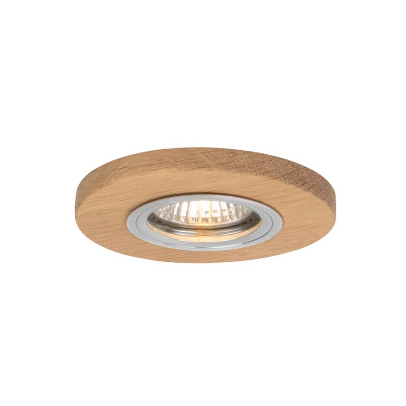 Spot Light 2511174 Vitar Wood Round oprawa do wbudowania 1x5 W GU10 LED Dąb Olejowany 10cm