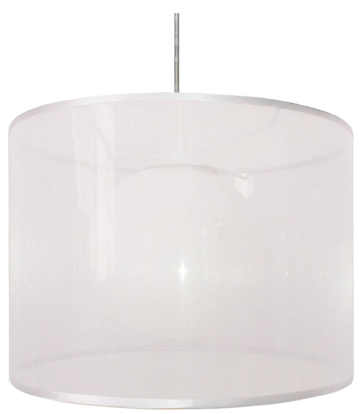 Candellux CHICAGO 31-24886 lampa wisząca abażur klosz biały szklana kula 1X60W E27 35cm