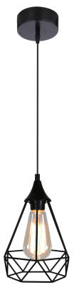 Candellux GRAF 31-62888 lampa wisząca druciana czarna 19cm