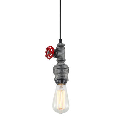 Italux lampa wisząca Fables MDM-2841/1 GR+BK szara 6cm