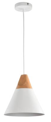 Maytoni Bicones P359-PL-01-W  lampa wisząca biała 1xE27 60W 22cm