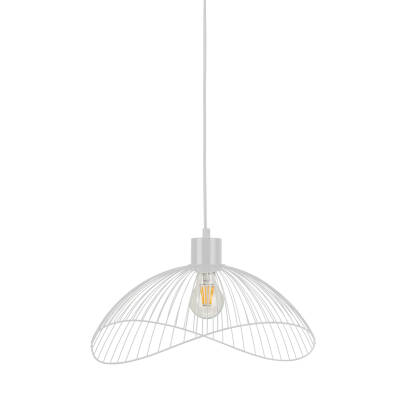 Italux Nunez PND-1702-1-M-W lampa wisząca biały mat IP20 1x40W E27 40cm