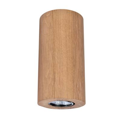 Spot Light 2581274 Wooddream Wall kinkiet lampa ścienna walec dąb olejowany 2xGU10 5W 20cm