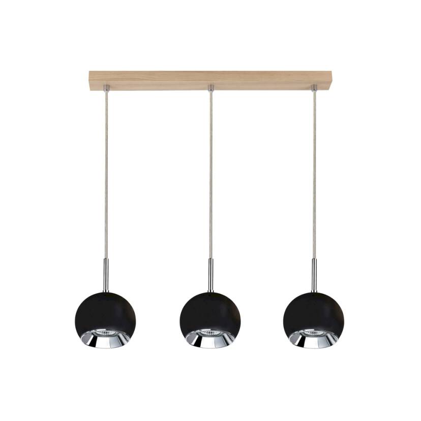 Spot Light 5143374 Ball Wood lampa wisząca dąb olejowany 52cm