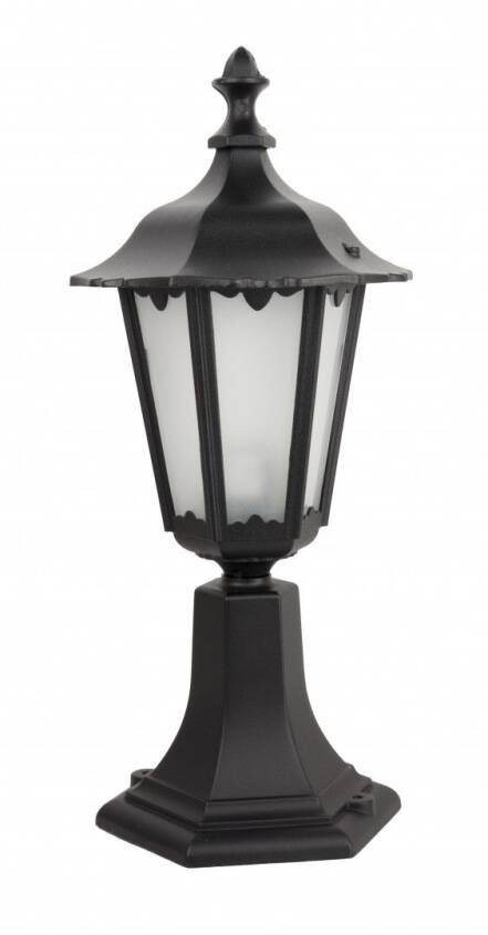 SU-MA Retro Midi K 4011/1/M lampa stojąca czarna E27 IP43 45cm