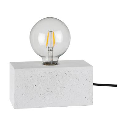 Spot Light 7370937 Strong Double lampa stołowa beton biały 1xE27 25W 18cm