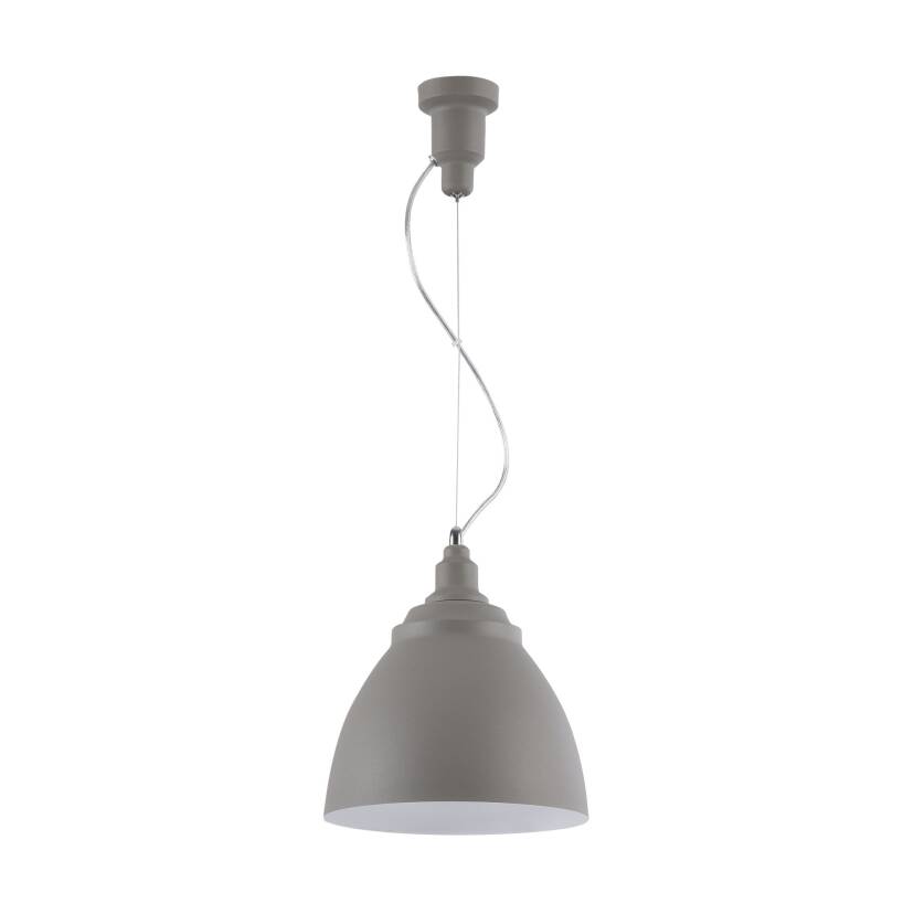 Maytoni Bellevue P534PL-01GR lampa wisząca szary 1xE27 60W 25 cm