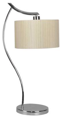 Candellux DRAGA 41-04239 lampa podłogowa kremowy abażur 1X60W E27 34cm