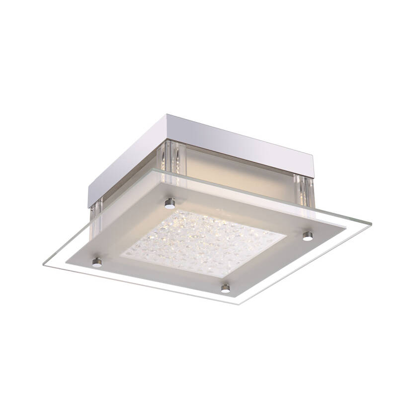 Italux plafon lampa sufitowa Vetti C47111-1 szkło kryształy LED 12W 28cm