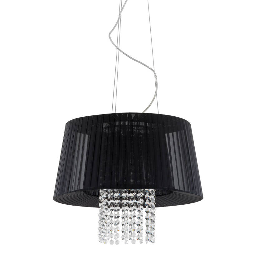 Italux lampa wisząca Luisa MDM1935-3 BK czarna 45cm