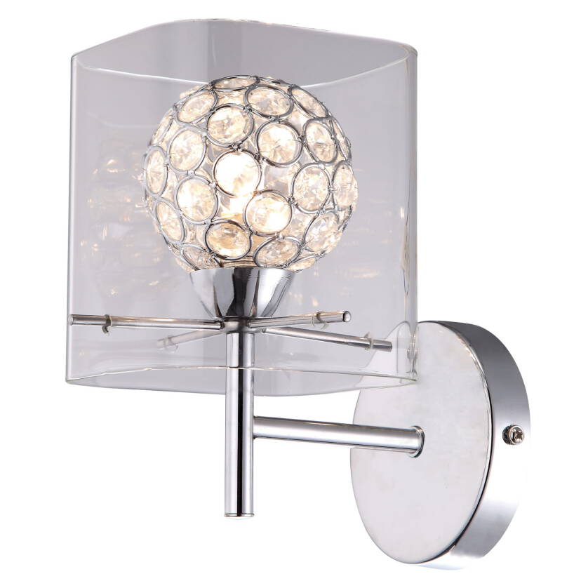 Light Prestige Spark  LP-5193/1W transp kinkiet lampa ścienna transparentna 1x33W G9 13cm