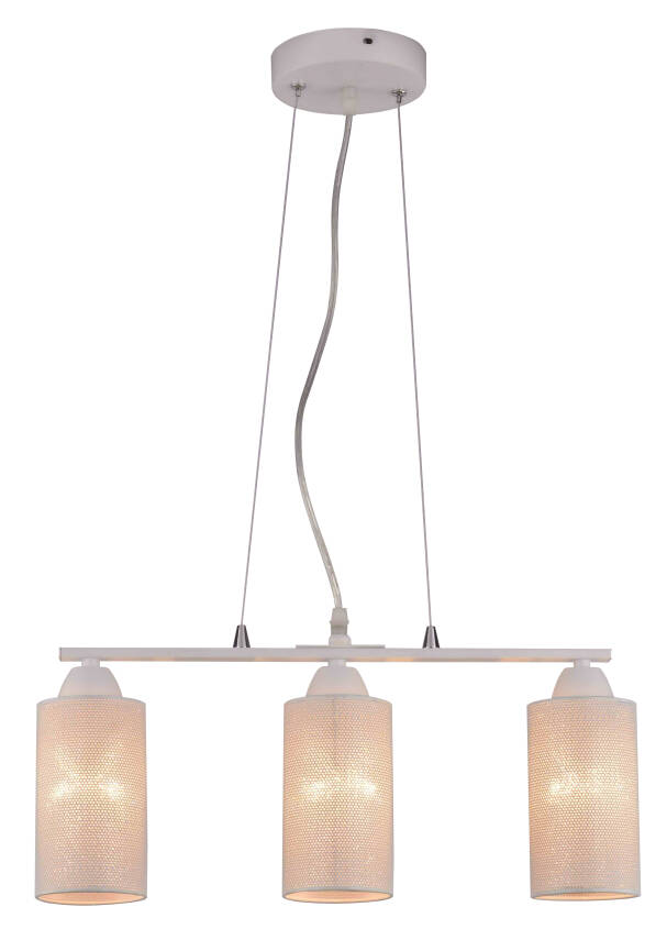 Candellux INDIRA 33-58607 lampa wisząca biała 3X40W E14 44cm