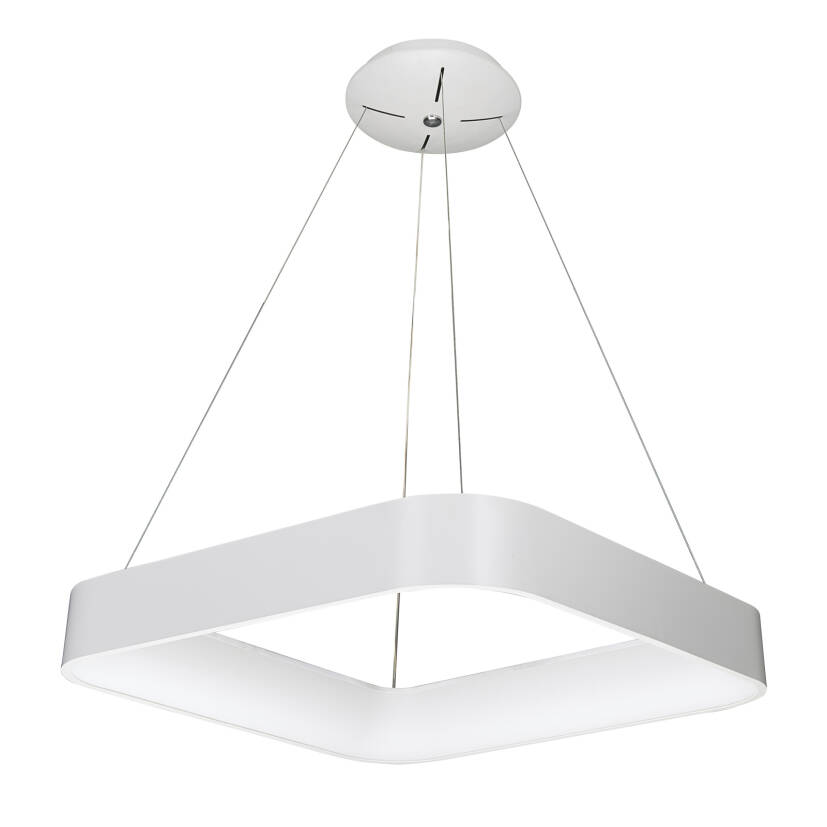 Italux Luigi 3945-850SQP-WH-3 lampa wisząca biały LED 50W 3000K 60cm