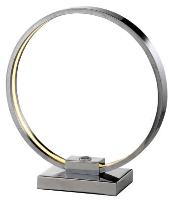 Candellux CIRCLE 41-25210 lampa stołowa chrom LED 9W