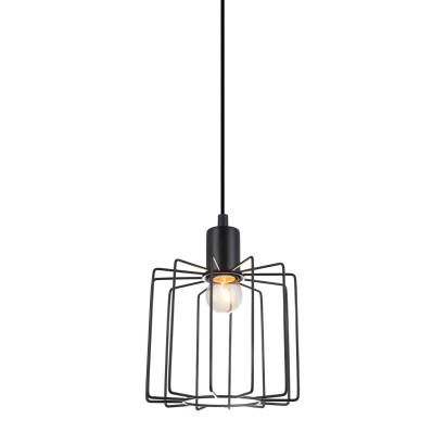 Italux Gervais MDM-3342/1 BK lampa wisząca 1x40W E27 18cm