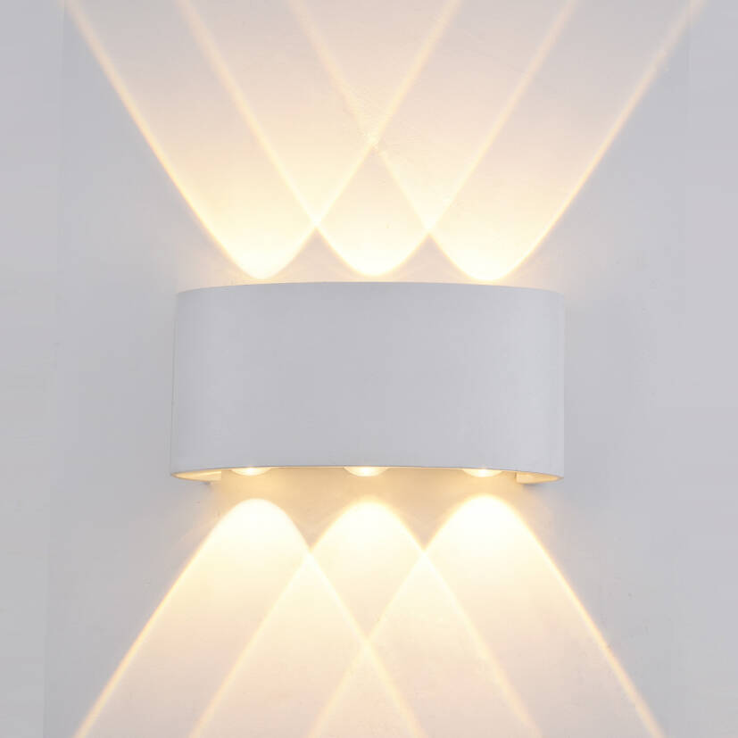 Italux Ortelo OWL-451-3-WH kinkiet lampa ścienna zewnętrzny biały IP54 17cm LED 6W