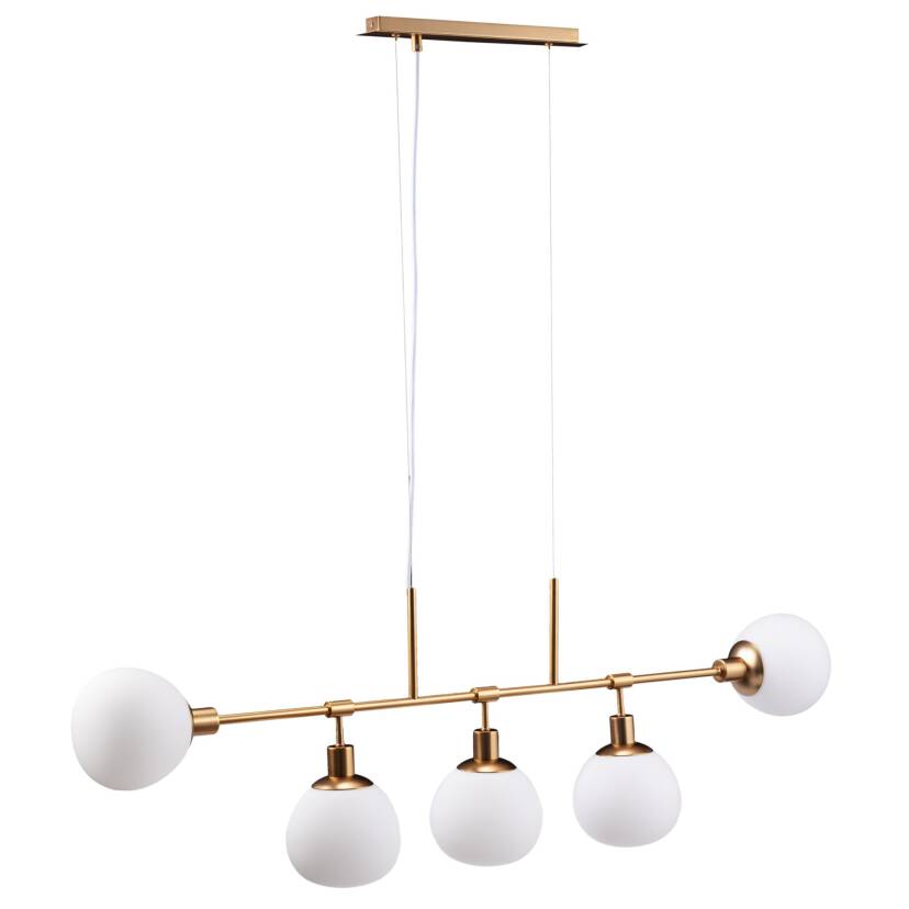 Maytoni Erich MOD221-PL-05-G lampa wisząca 5XE14 120cm