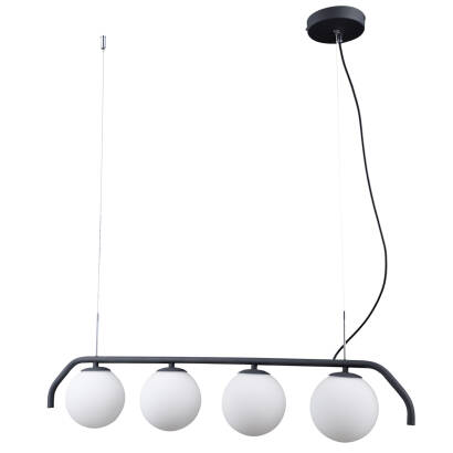 Italux Carimi PND-3300-4-BK lampa wisząca nowoczesna 90cm IP20 G9 4x5W