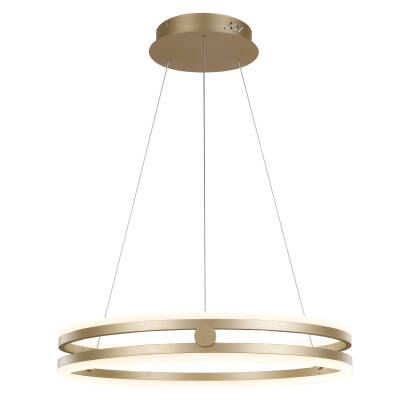 Italux Lonia MD17016002-1B GOLD lampa wisząca złota LED 80W 3000K IP20 60cm