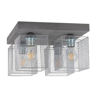 Spot Light 8172436 Gittan plafon lampa sufitowa beton 4xE27 60W 34cm