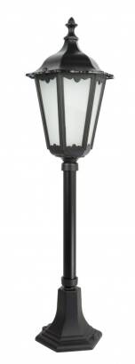 SU-MA Retro Classic K 5002/3 lampa stojąca czarna E27 IP43 84cm