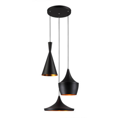 Italux lampa wisząca Pedro MDM2436/3B czarna 49cm 