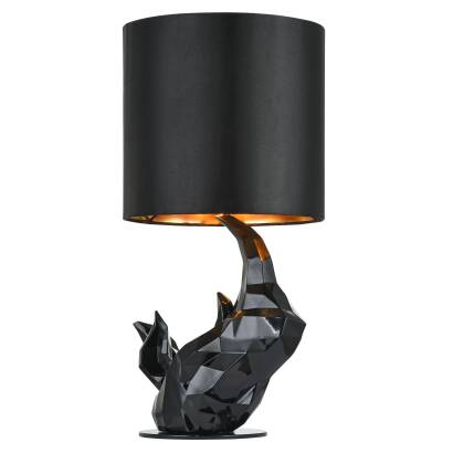 Maytoni Nashorn MOD470-TL-01-B  lampa stołowa czarna 1xE14 40W 24cm