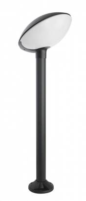 SU-MA TAO 2 lampa stojąca czarna E27 IP55 124cm