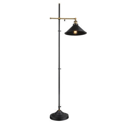 Globo LENIUS 15053S lampa podłogowa czarna 1xE27 30cm